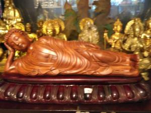 Patung Budha Tidur Plastik 50cm