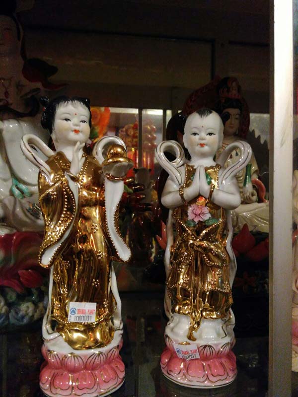 Jual Patung Dewa Pendamping Dewi Kwan Im Keramik 25 Cm 